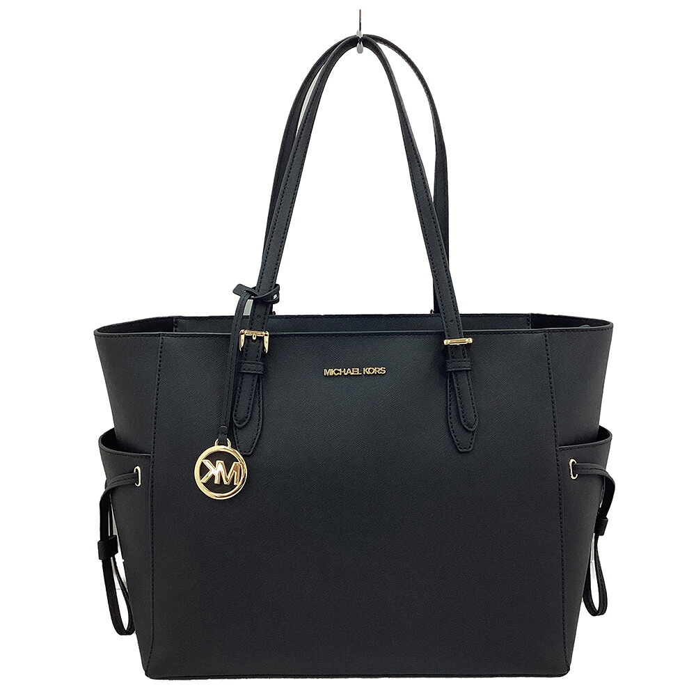 K【未】　MICHAEL KORS　トートバッグ　35S1G2GT7L　ブラック　レザー　肩掛け　レディース　マイケルコース　中古　質屋かんてい局　鹿沼店　P2402850k