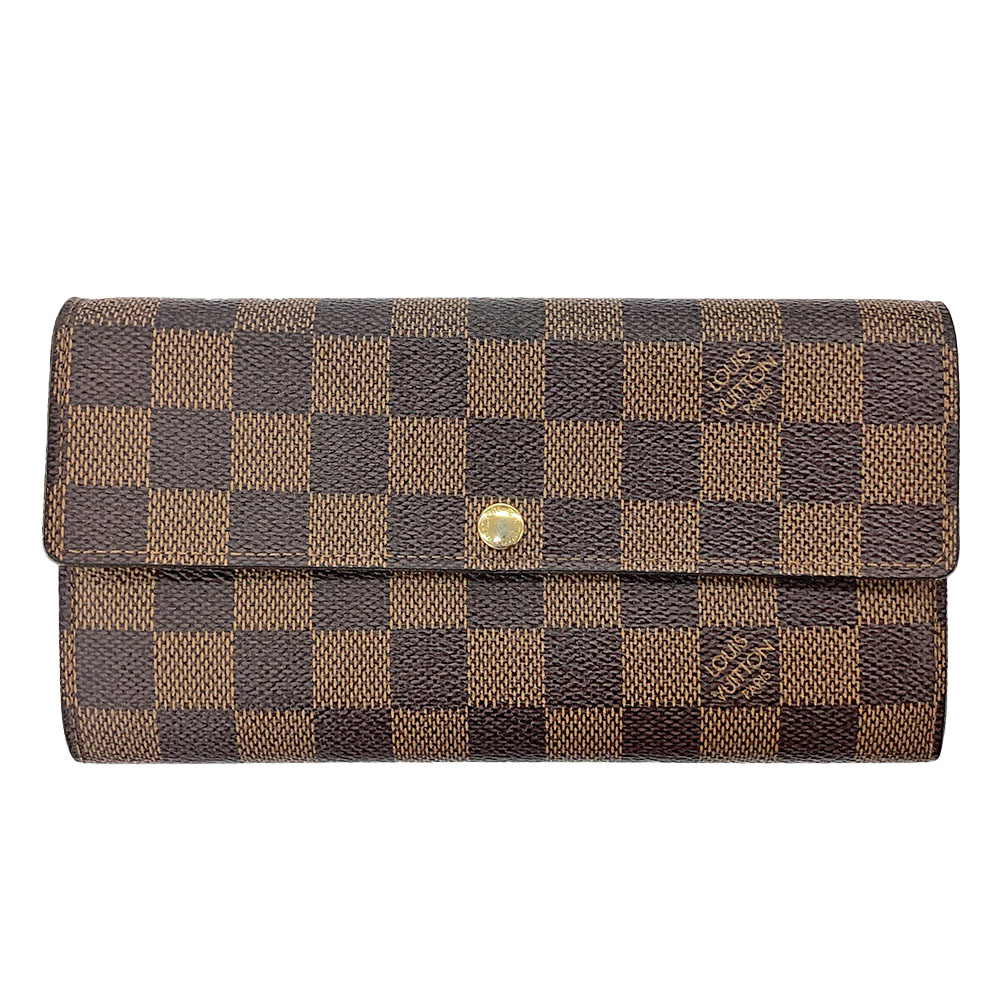 楽天市場】ルイ ヴィトン LOUIS VUITTON 長財布 ダミエ ポルト