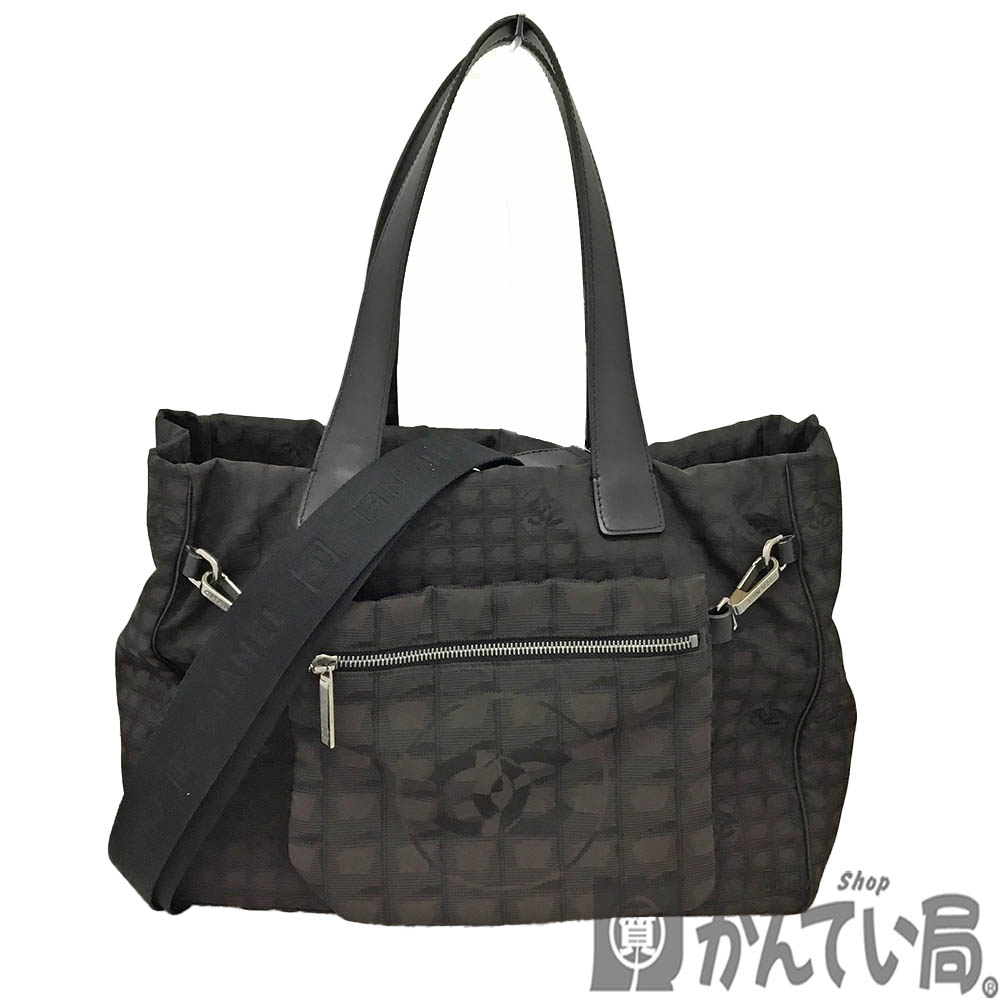 CHANEL シャネル ロゴトート パテントショルダーバッグ ブラック 楽天市場】【バッグ】CHANEL シャネル ロゴ トートバッグ