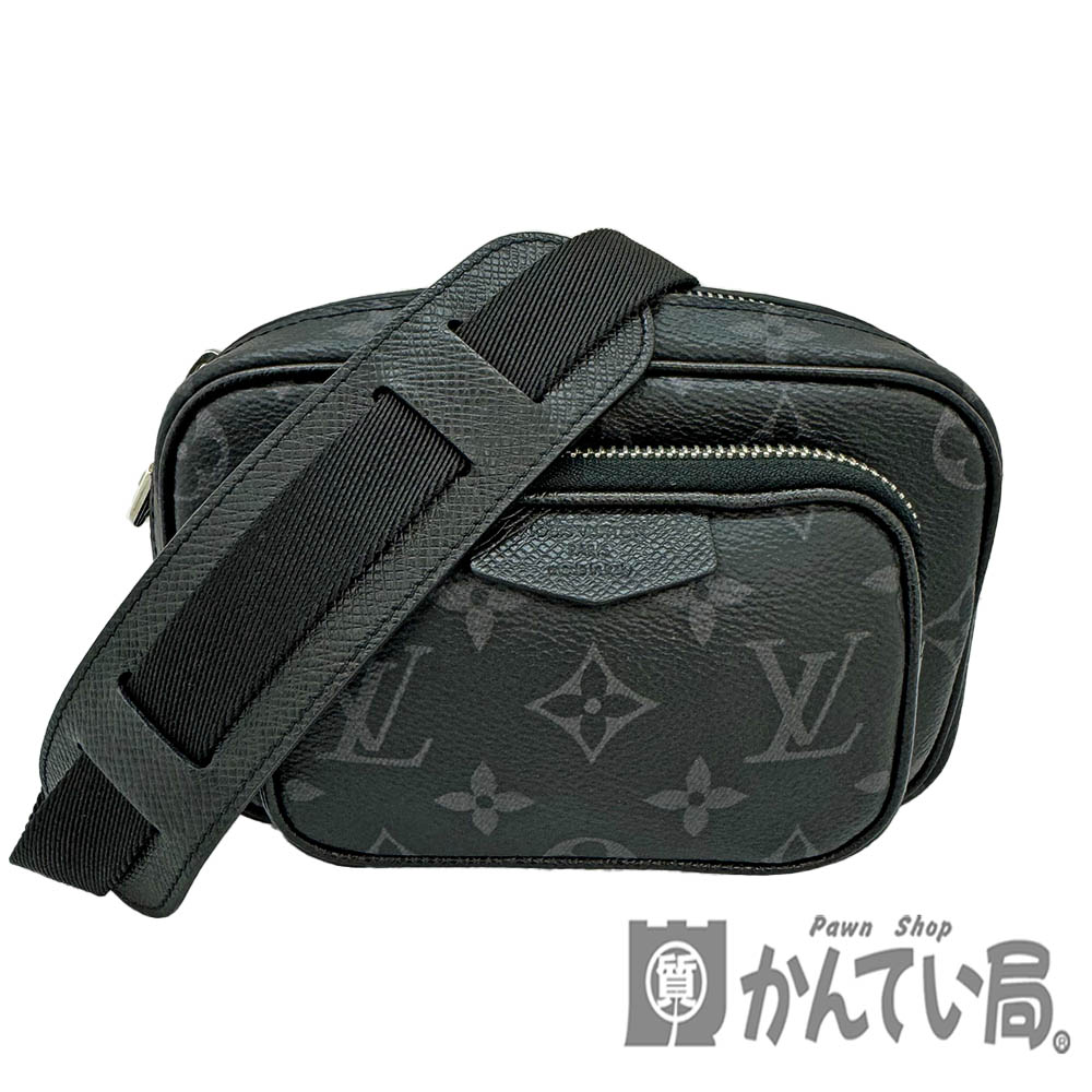 T【LOUIS VUITTON】アウトドアポシェットM30755 モノグラムエクリプス 黒いこと 薄墨色 上半身御徒面子  クロスボディバッグ パウダーコンパクト大きさ 心地よい  メンズ  貨物輸送込み 一般受け 美品 中古 【ルイ ヴィトン】【一六銀行かんてい局宇都宮戸祭店】31008799317-30th