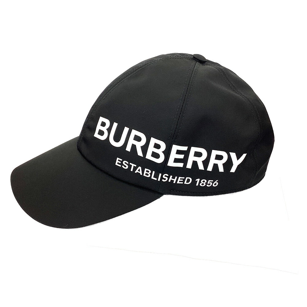 美品　BURBERRY バーバリー　TBベースボールキャップ　8026899 BURBERRY バーバリー キャップ TBロゴ ブラック 8026899 Mサイズ