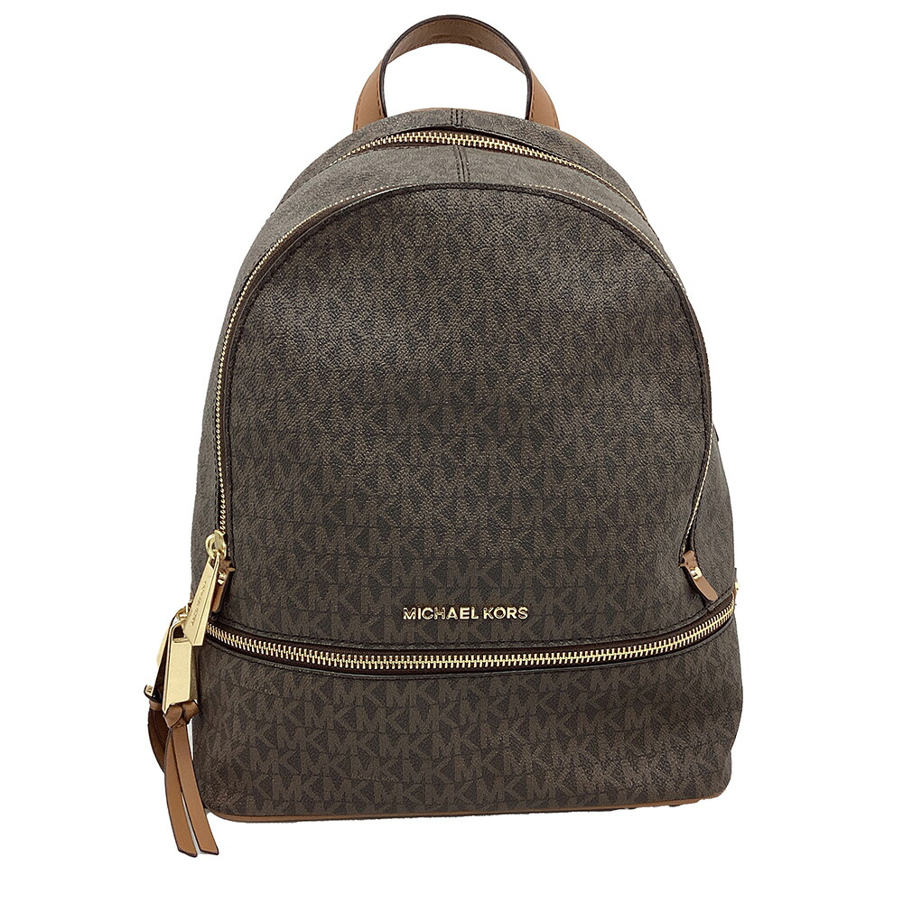 K　MICHAEL KORS　バッグパック　30S7GEZ1B　MKシグネチャー　PVCレザー　リュック　レディース　女性　送料込　お買い得　特別価格　普段使い　マイケルコース　ブランド　中古　質屋かんてい局　鹿沼店　31008299318-3k｜かんてい局栃木 店