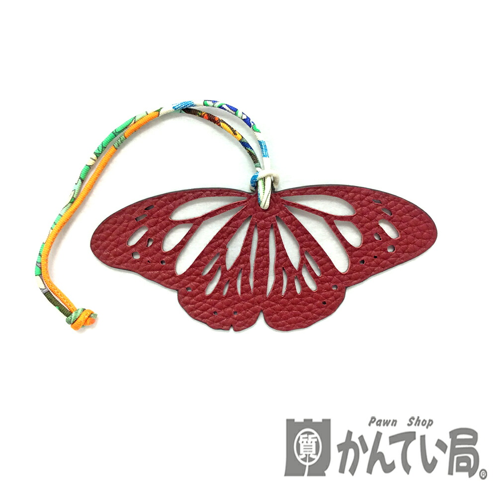 楽天市場】エルメス プティ アッシュ レザーチャーム オオハシ 茶x