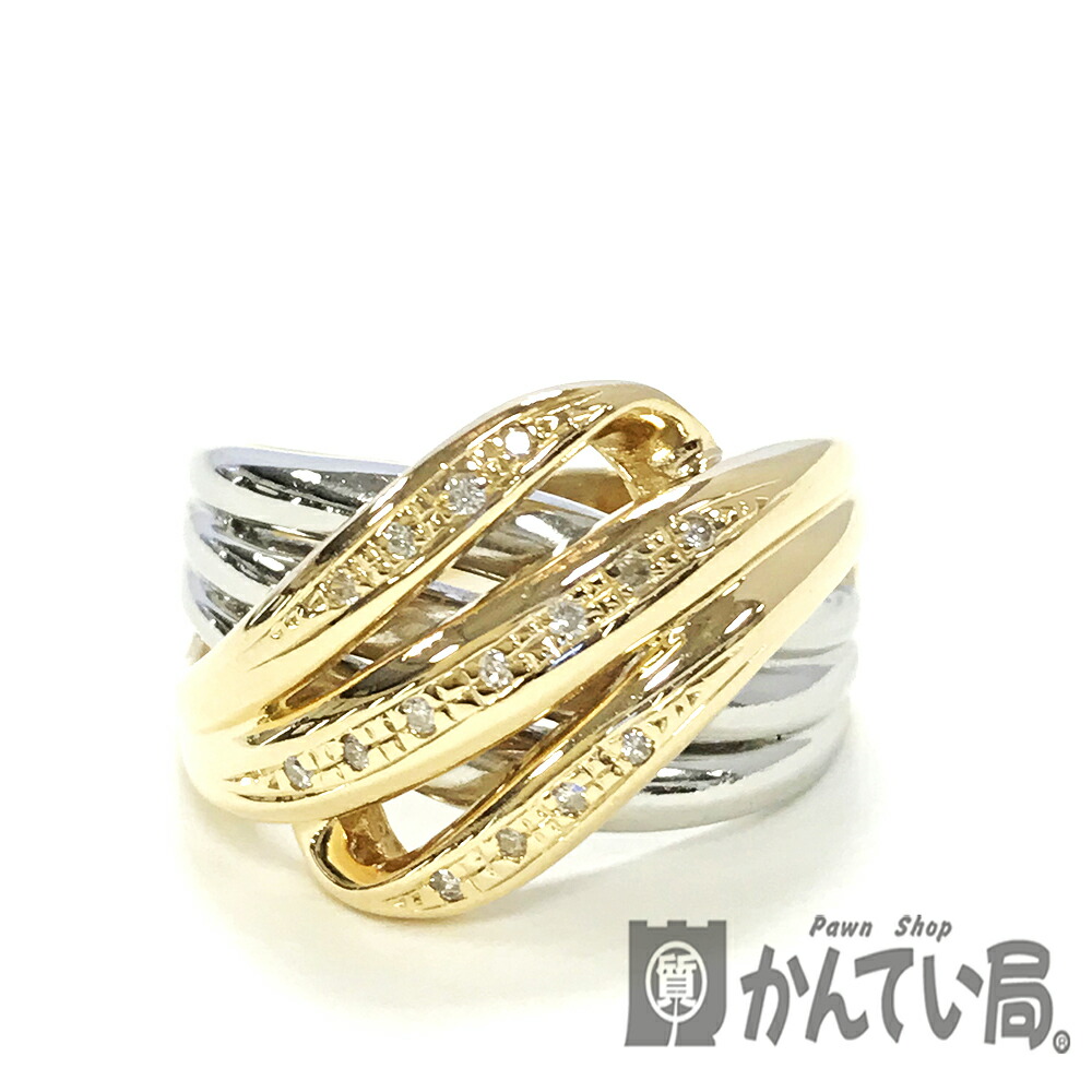 楽天市場】T【K18Pt900】ツバル金貨リング コイン コンビ リング