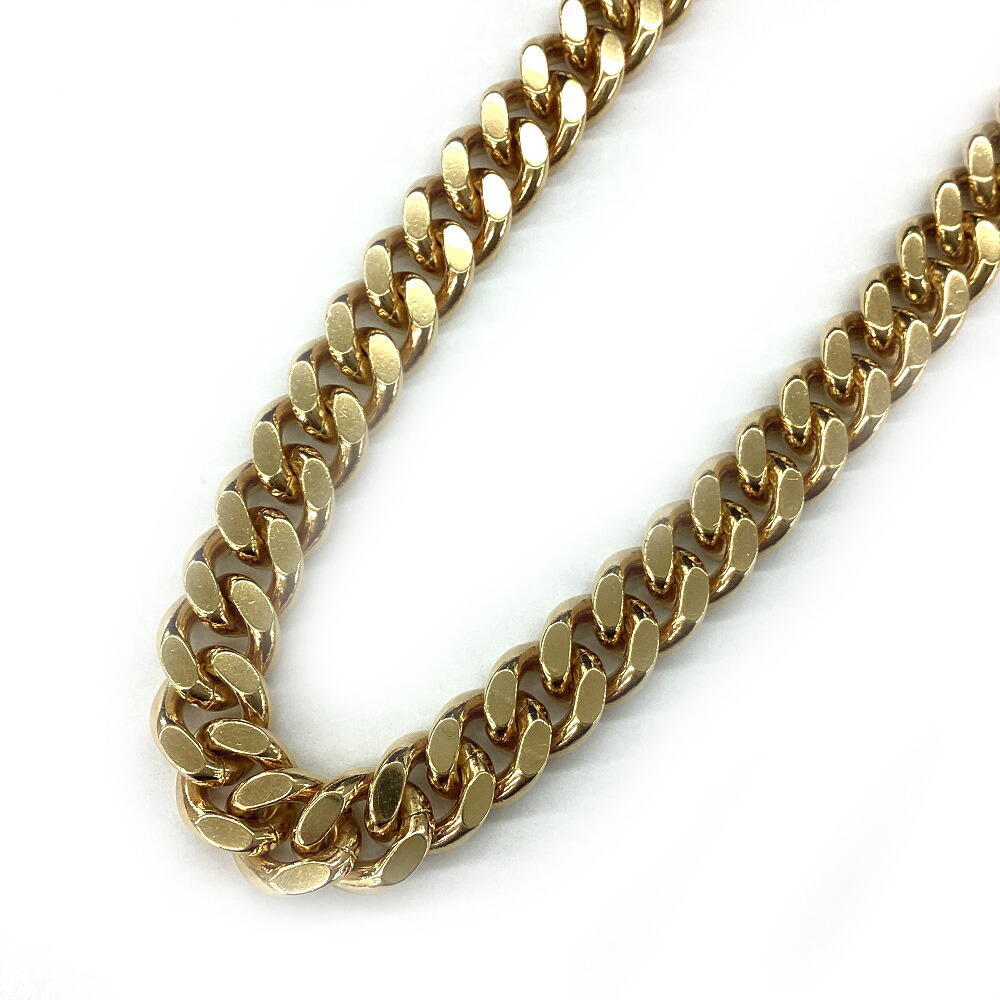 楽天市場】ジュエリーマキ 喜平 ブレスレット K18 2面カット 100g 22cm