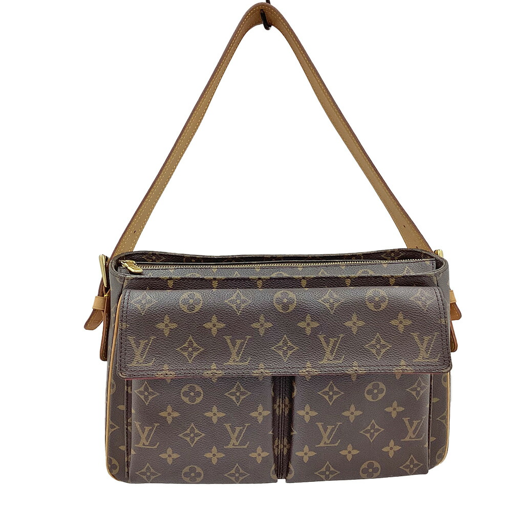 Louis Vuitton ショルダーバッグ ブラウン 中古・古着通販】LOUIS VUITTON (ルイ ヴィトン) ショルダー