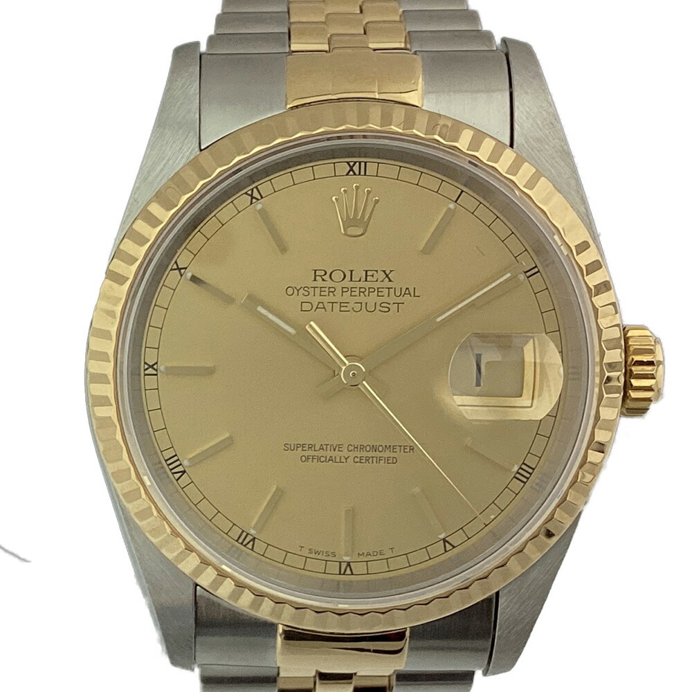 楽天市場】ROLEX【ロレックス】16233 デイトジャスト ブラック