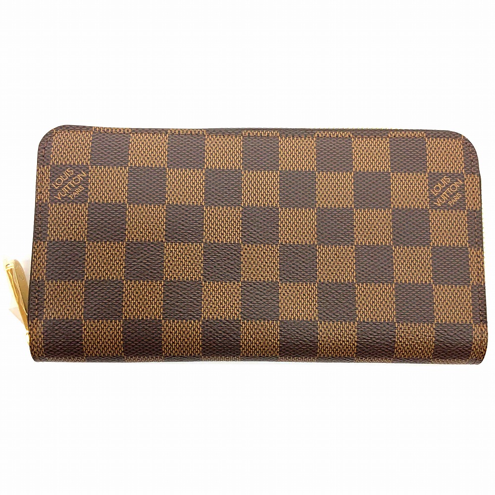 ヴィトン ダミエ ジッピーウォレット N41661 ブラウン ルイヴィトン ダミエ ジッピーウォレット ブラウン N41661