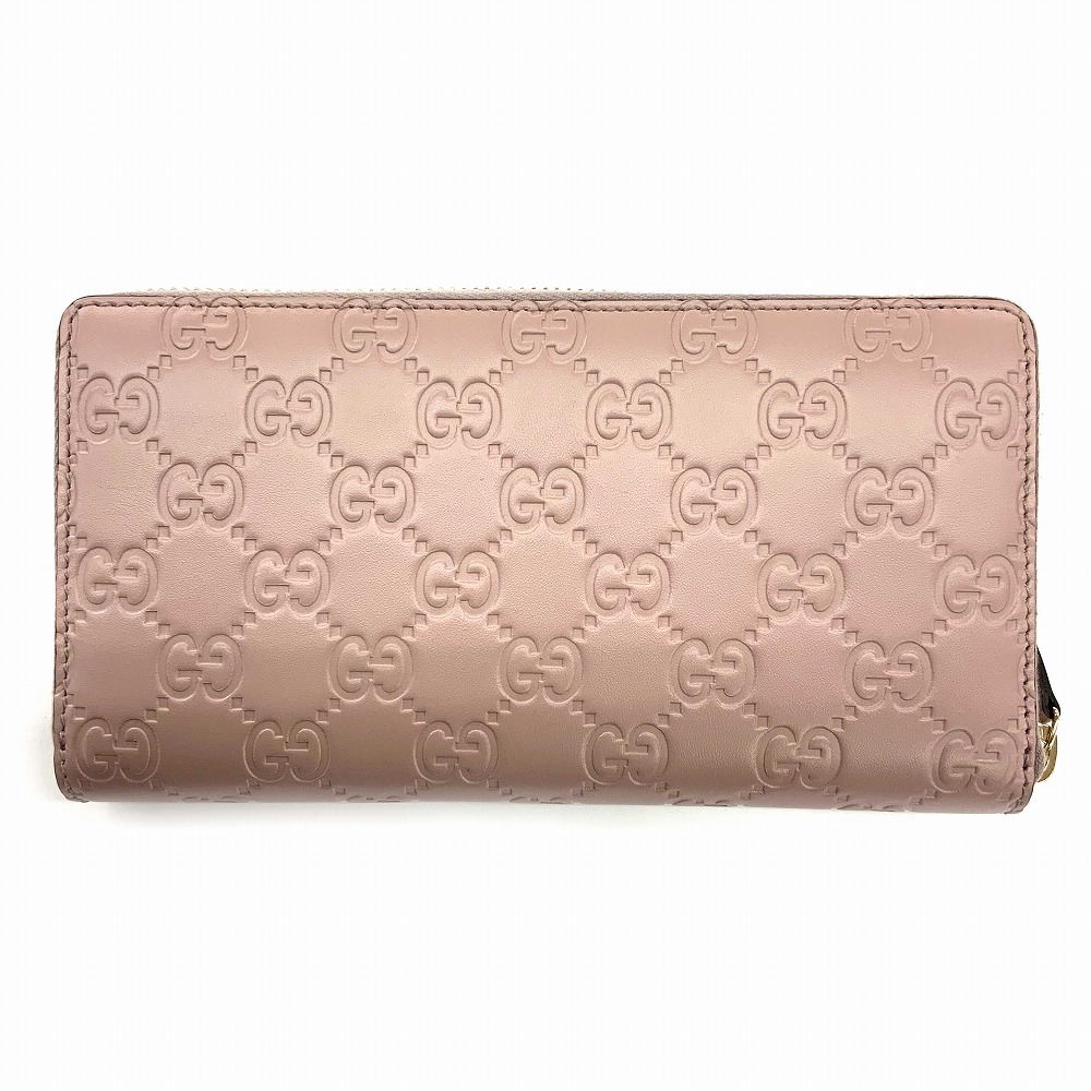 65%OFF【送料無料】 GUCCI グッチ マイクロ シマ ラウンドファスナー