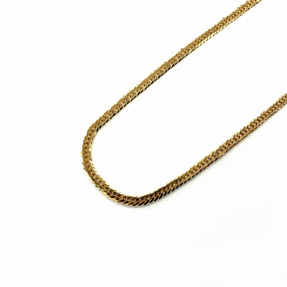 29/未使用品 K18 18金 12面トリプル 喜平ネックレス 約25.7ｇ 18金 12面カット トリプル ネックレス 80g 55cm / K18 12cut