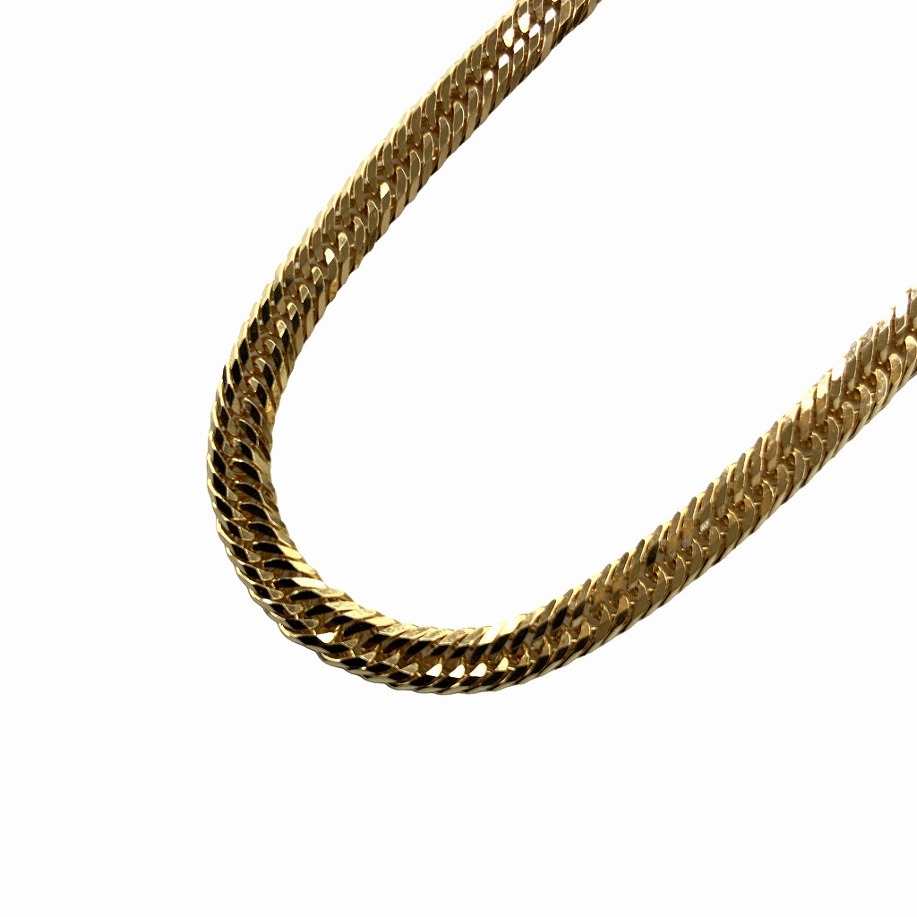 O【K18】喜平 12面トリプルネックレス 18金 ゴールド 約50cm 約12.3g シンプル メンズ レディース ユニセックス 男性 女性 アクセサリー ネックレス 資産 金 お洒落 【かんてい局小山店】t26-1420o-c|かんてい局栃木 店