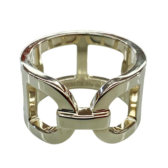 O【HERMES】エルメス HERMES エヴァー シェーヌダンクル MM 49 約9号 リング SV シルバー 925 Ag925 指輪 Chaine dancre Ring プレゼント 高級 おしゃれ かわいい メンズ レディース 【エルメス】【質屋かんてい局小山店】T25-1430o-s