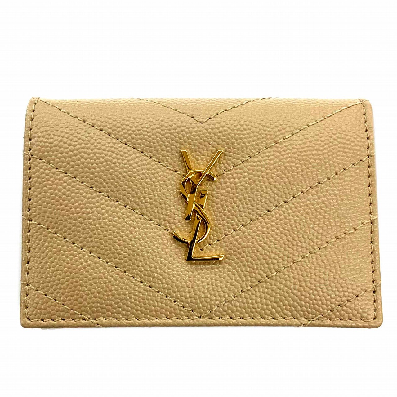 ✨美品✨サンローラン　オリガミタイニーウォレット　スムースレザー　ブラック SAINT LAURENT 中古 サンローラン 三折財布 レディース ブランド