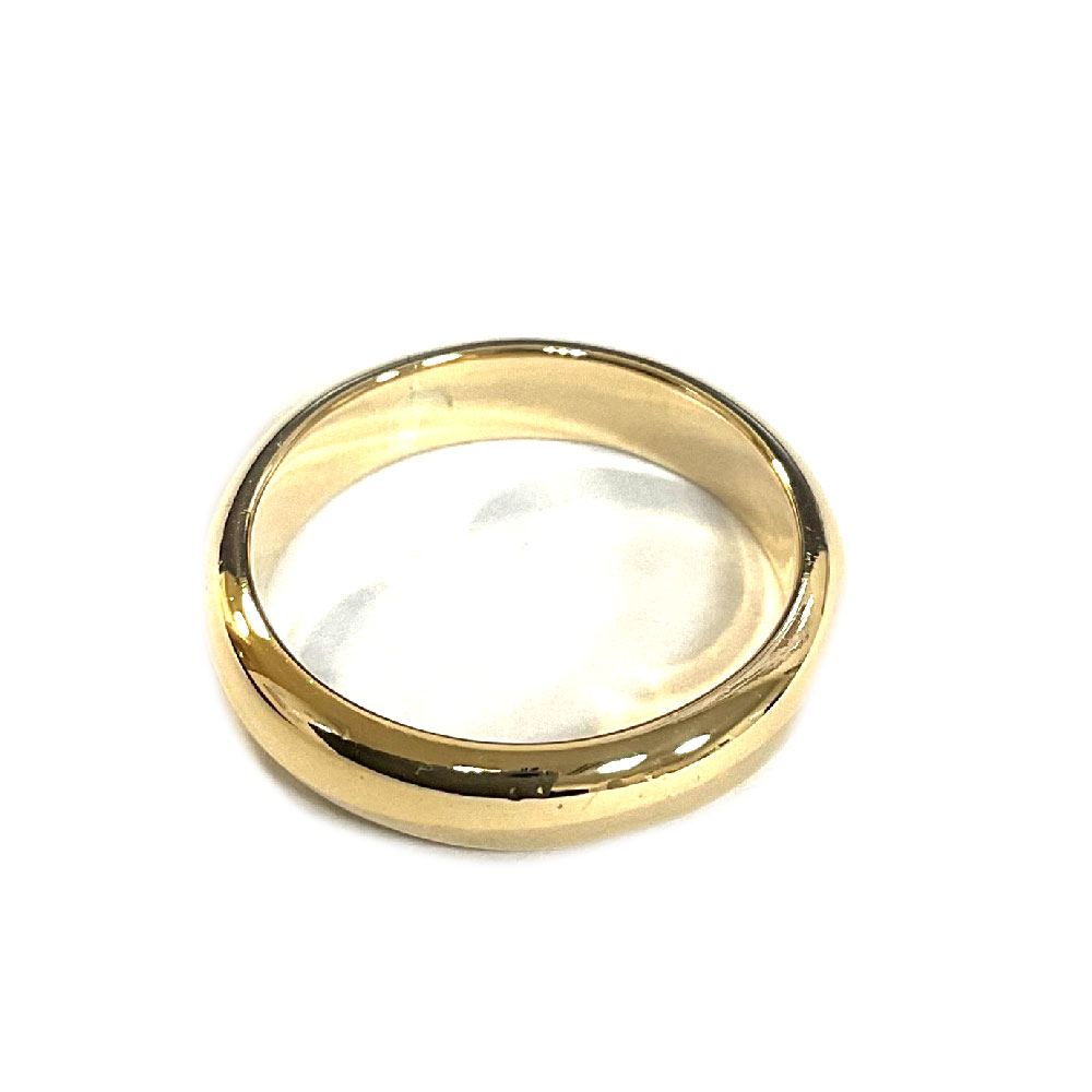 楽天市場】T【K20】 甲丸リング ゴールド 20金 14.2g 約19号
