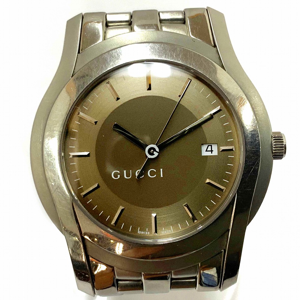 GUCCI グッチ 5500XL クォーツ メンズ腕時計 Yahoo!オークション -「gucci 5500xl」の落札相場・落札価格