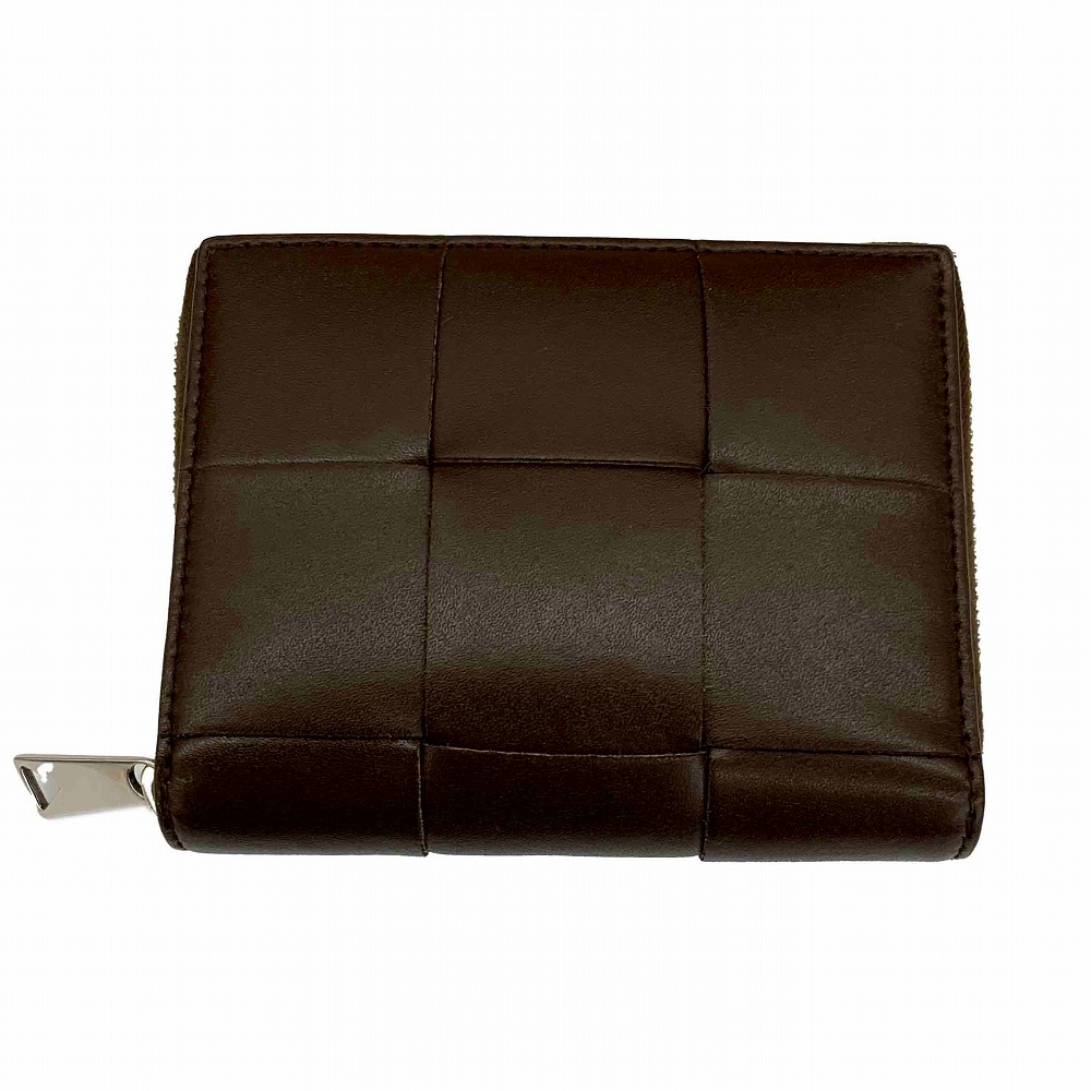 【専用】　　　　　ボッテガヴェネタ★カセットスモール二つ折りウォレット　ブラウン ブラックカセット スモール 二つ折りウォレット| Bottega Veneta