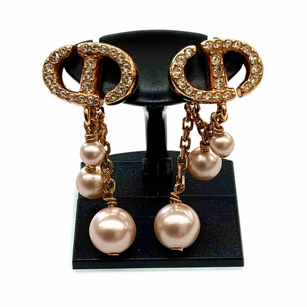 o 【Dior】 クリスチャンディオール CDNVピアス ピアス 金属元素 レディース 佩び物    宝飾品 ブランド名宝飾品 着飾る 首飾り 《かんてい局小山店》31035839318-2o-y
