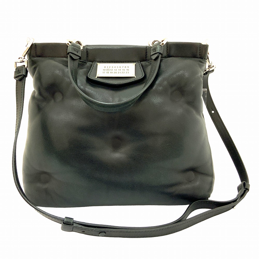 o【Maison Margiela】 瓦ゲットー 2WAY ショルダーバッグ トート S56WD0133P4300T8013 黒いこと 黒 なめし革 メンズ 成人男性 レディース 亭主もち 御洒落 お出掛け メゾンマルジェラ【一六銀行かんてい局小山店】T25-1872o-s