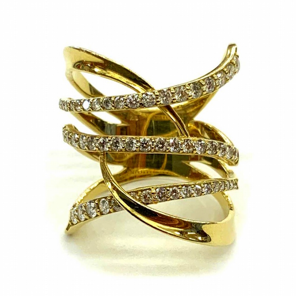 楽天市場】o【ファッションリング】 ナマズモチーフリング 指輪 K18 18