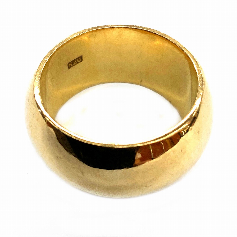 ヴィンテージリング　k20 甲丸 楽天市場】T【K20】甲丸リング K20 リング 指輪 総重量10.6g 約