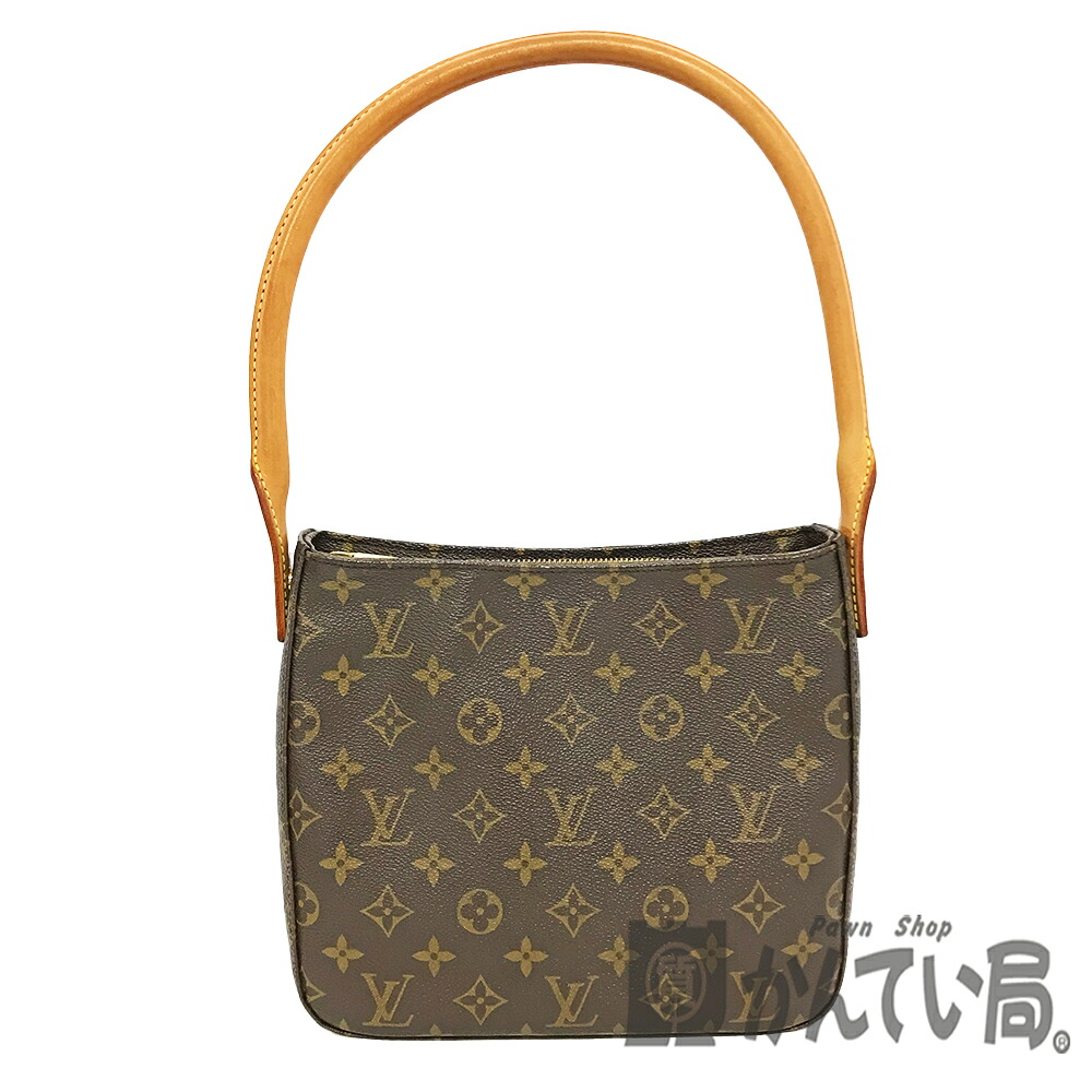 U【中古】LOUIS VUITTON【ルイ・ヴィトン】ルーピングMM　 M51146　モノグラム　ブラウン　ショルダーバッグ　ハンドバッグ　ワンショルダー　可愛い　人気　カジュアル　通勤バッグ【かんてい局宇都宮店】31003149315-366u-r｜かんてい局栃木 店