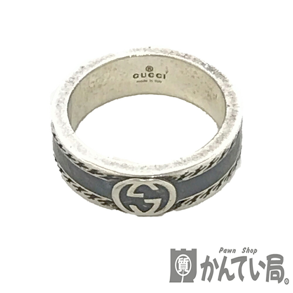 楽天市場】【美品】グッチ【GUCCI】ボスコ リング インター