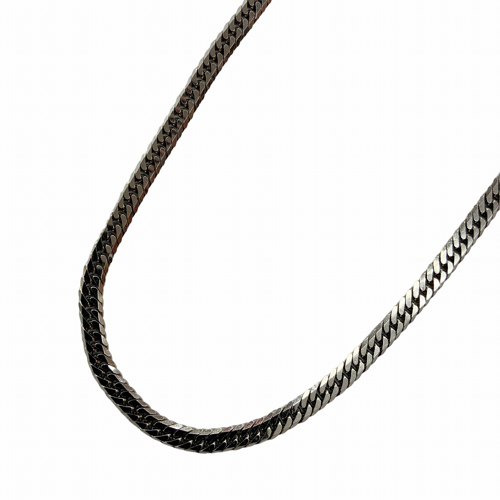 o【中古】喜平 6面ダブル頸飾り Pt850 プラチナ 喜平   掛け目 約37.3g 約44糎 メンズ レディース 成人男性  お上さん 添え物 宝飾品  《かんてい局小山店》t25-1911o-ｍ