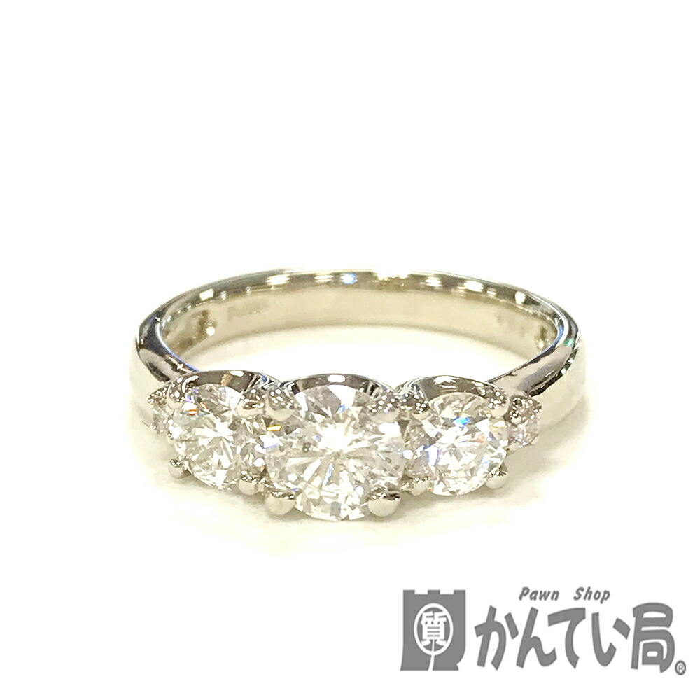 楽天市場】U【中古】【Pt900】 平打ちリング Pt900 約15号 プラチナ