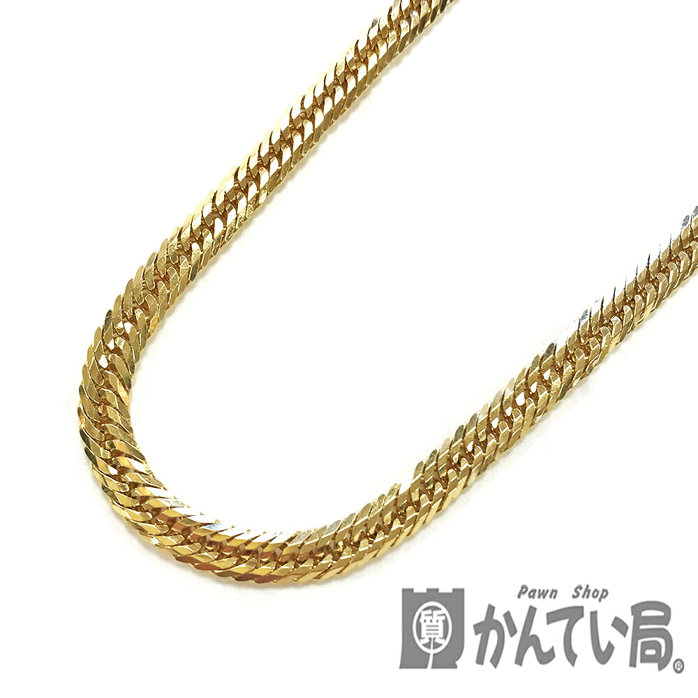 U【中古】【K18】喜平 12面トリプル首飾り K18 約60珊 約30.3g 黄色ゴールド 分かりやすい メンズ【大特価通貨価値】【かんてい局宇都宮店】31033699315-184u-r