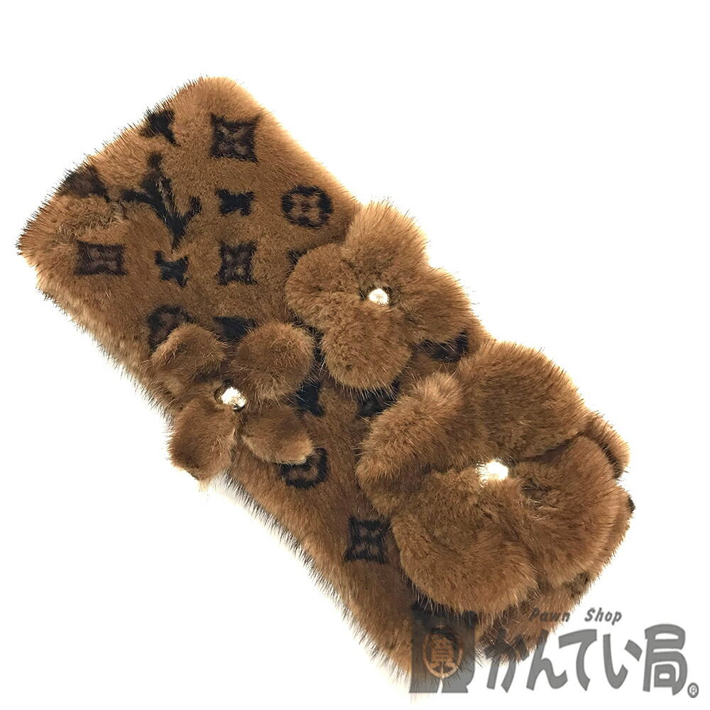 ルイヴィトン　マフラー　モノグラム　ブラウン 楽天市場】【美品】ルイヴィトン マフラー モノグラム