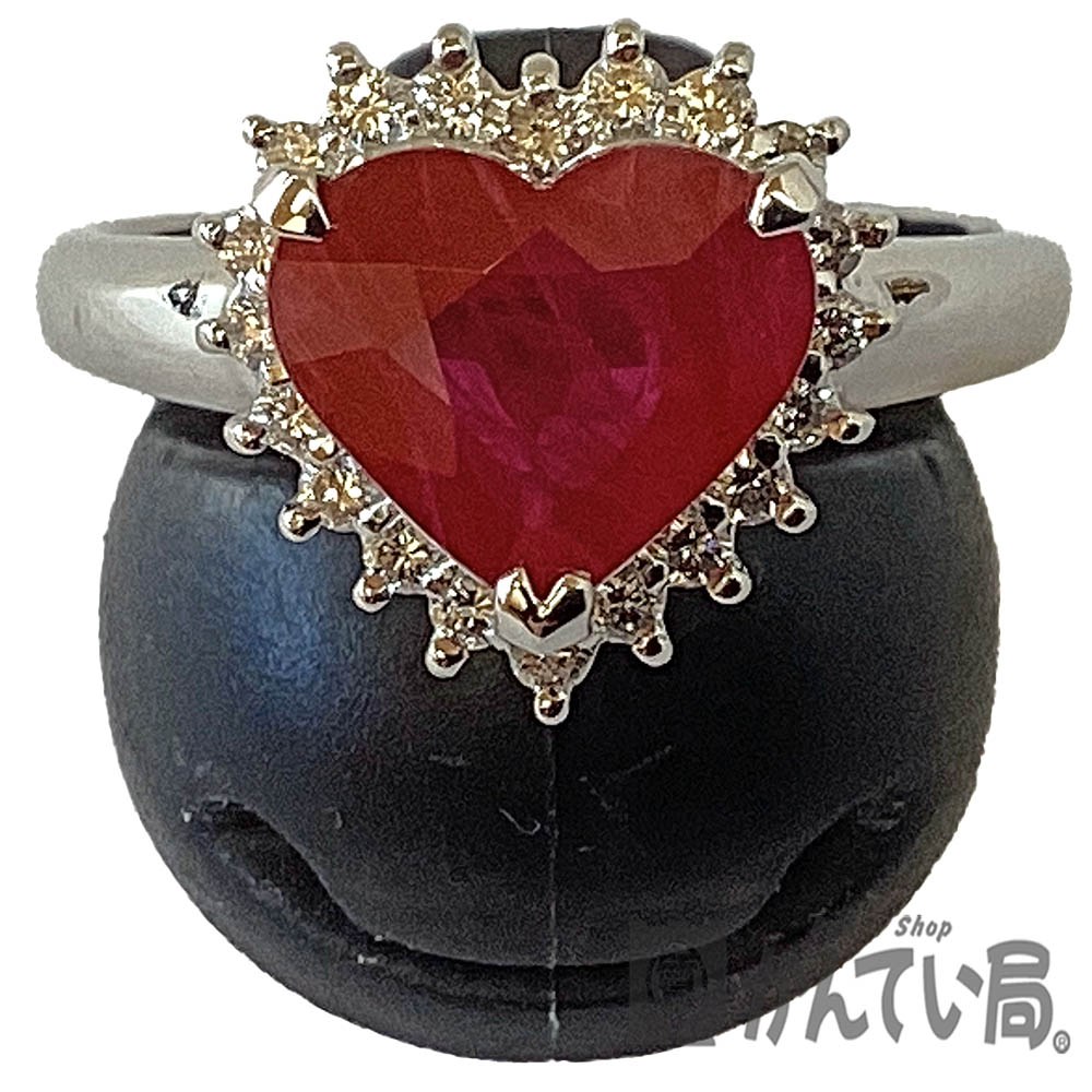 ルビー 1.116ct リング 11.5号 PT900 ルビー デザインリング 11 ルビー 1.116ct リング 11.5号 PT900 ルビー デザインリング 11