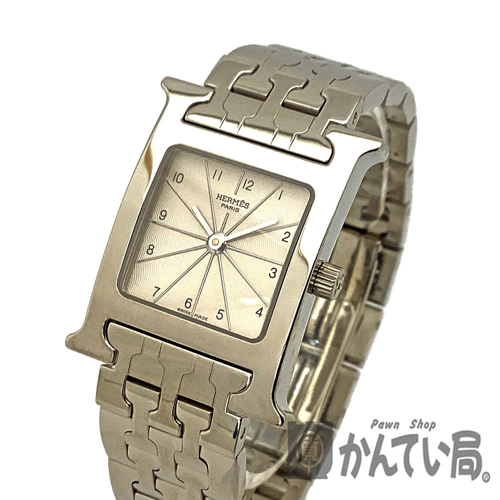 楽天市場】【中古】【ウォッチ】【新品仕上げ済み】HERMES エルメス H