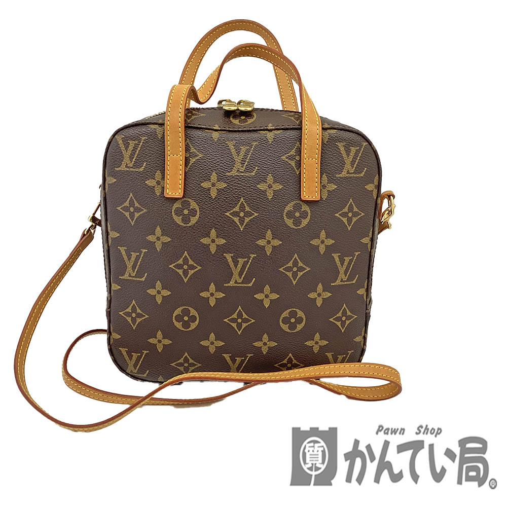 LOUIS VUITTON ハンドバッグ モノグラム スポンティーニ ブラウン LOUIS VUITTON ルイ ヴィトン モノグラム スポンティーニ