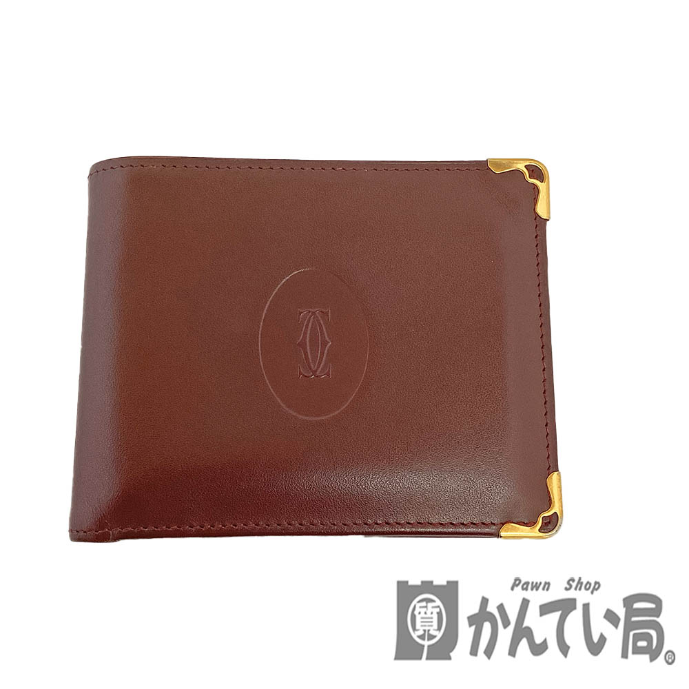 未使用級 Cartier カルティエ 二つ折り 財布 小銭入れあり ボルドー 楽天市場】Cartier カルティエ マストライン マスト ドゥ