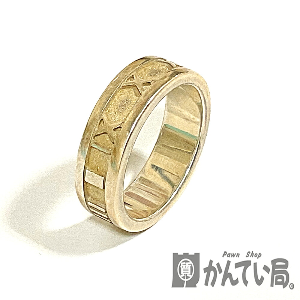 U【中古】【TIFFANY&CO.】 【ティファニー】アトラスリング SV925 シルバー アクセサリー 指輪 約13.5号 総重量約6.1g 箱有 布袋有【かんてい局宇都宮店】Q25-1366u-r|かんてい局栃木 店