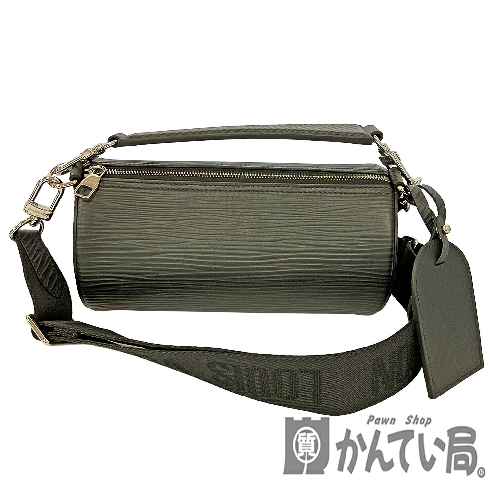 U【中古】LOUIS VUITTON【ルイ・ヴィトン】ソフト・ポロションPM　 M24324　エピXL　ノワール　ブラック　ハンドバック　ショルダーバック　美品　人気 【かんてい局宇都宮店】Q26-459u-r