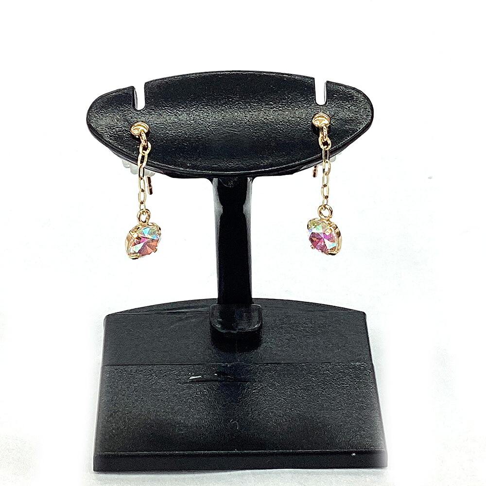 K　ピアス　K10　ゴールド　送料込　お買い得　特別価格　金　約0.4ｇ　ジルコニア　アクセサリー　女性　レディース　　ノンブランド 中古　質屋かんてい局　鹿沼店　P2403594k