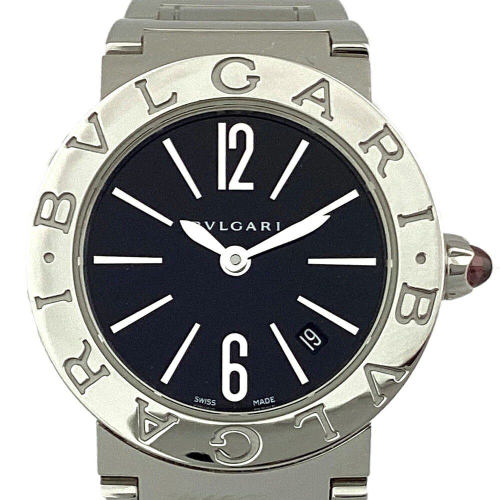 K BVLGARI ブルガリ・ブルガリ ご覧なさる BBL26S 石英時辰儀 外箱 箱 ギャラ 文字記号盤 黒いこと 独居室 ウオッチ レディース 貨物輸送無料 人並み外れた必要経費 腕回転運動16糎 入れもの26粍 成人女性 22粍 定番 王道  中古 一六銀行かんてい局 鹿沼店 P2501455k