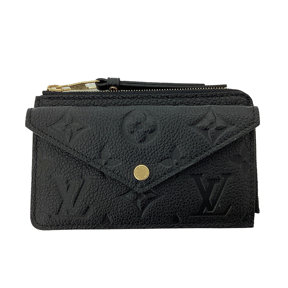 K　LOUIS VUITTON　ポルトカルト・レクトヴェルソ　M69421　モノグラム　アンプラント　ノワール　箱　送料込　お買い得　　普段使い　シンプル　小物入れ　キーケース　定番　モノグラム　ユニセックス　女性　ルイ ヴィトン　中古　質屋かんてい局　鹿沼店　P2502091k