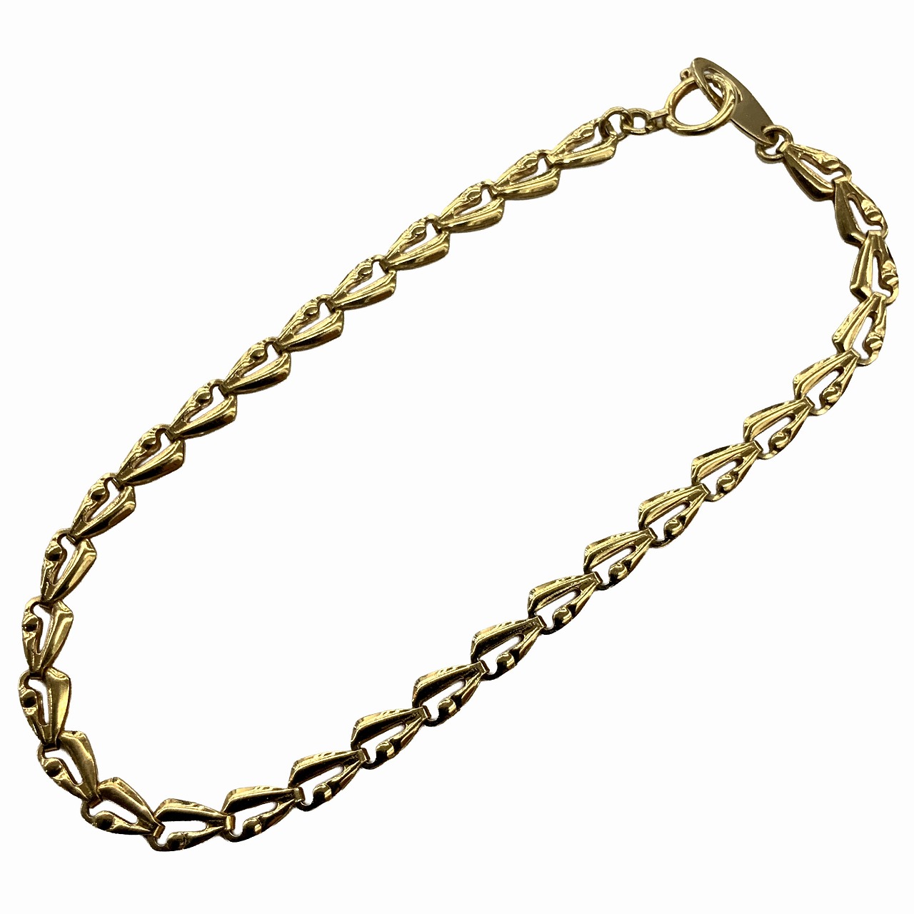 o【中古】 ひな形腕輪  K18 約17.5珊 約3.1g ゴールド 宝飾品  １８金 分かりやすい 有形の所有物《かんてい局小山店》T26-624o-m