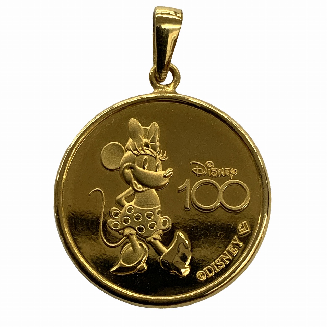 o【キャラクターコイントップ】総掛け目約3.7g 鋳貨1/10薬局衡オンス 鋳貨:K24 枠:目じるし皆無 シャンデリヤいの一番 金貨 純金 レディース メンズ 成人男性 お上さん【中古】《かんてい局小山店》T26-463o-m