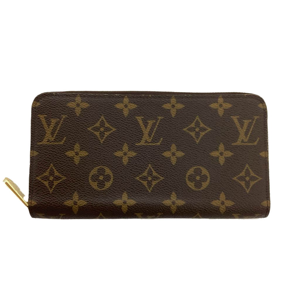 T【LOUIS VUITTON】【ルイ ヴィトン】ジッピー・ウォレット　M41895　モノグラム　ラウンドファスナー長財布　　　フューシャ　メンズ　レディース　定番　人気　本体のみ　中古【質屋かんてい局宇都宮戸祭店】S25-1309t-m