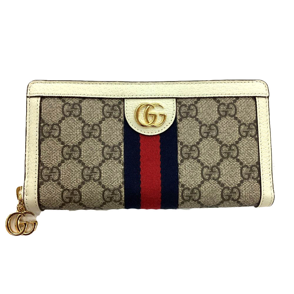 楽天市場】【財布】GUCCI グッチ オフィディア GGスプリーム ジップ