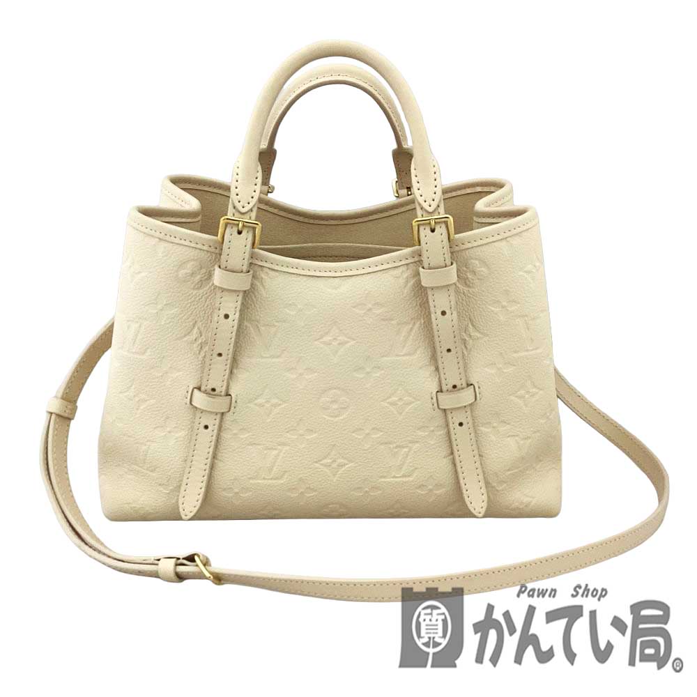 T【LOUIS VUITTON】バビロン・トートPM　M11394　モノグラム・アンプラント　クレーム　トートバッグ　肩掛けバッグ　ビジネス　通勤　通学　女性　レディース　中古【ルイヴィトン】【質屋かんてい局宇都宮戸祭店】S2600183t-r