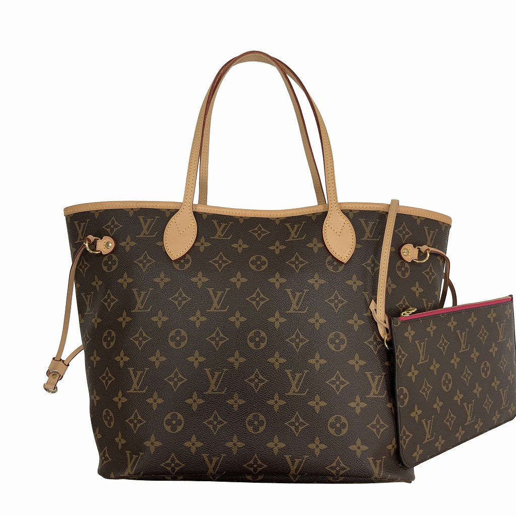 o【LOUISVUITTON】ネヴァーフルMM M41178 トートバッグ モノグラム ブラウン 女性 レディース 人気 定番 お洒落 普段使い 布袋【ルイ ヴィトン】【かんてい局小山店】T26-184o-hk