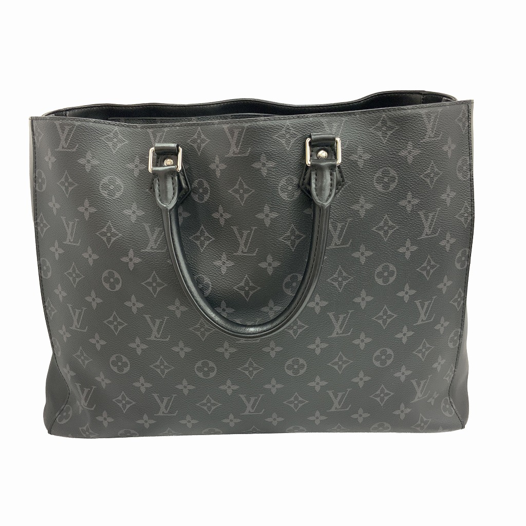 o  【LOUIS VUITTON】 ルイヴィトン M44733 グランサック トートバッグ モノグラムエクリプス 黒いこと メンズ 成人男性 【一六銀行かんてい局小山店】T26-193o-hk