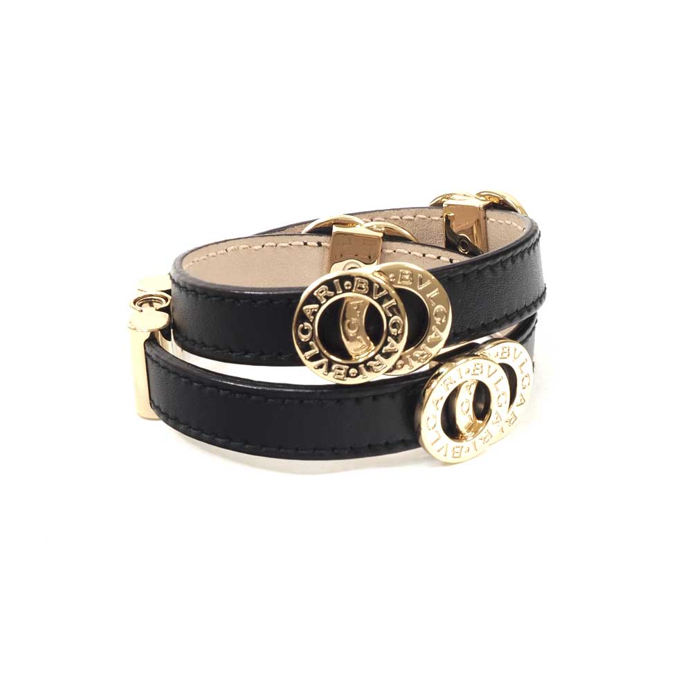【BVLGARI】レザー バングル 楽天市場】【未使用品】【ジュエリー】BVLGARI ブルガリ ダブル