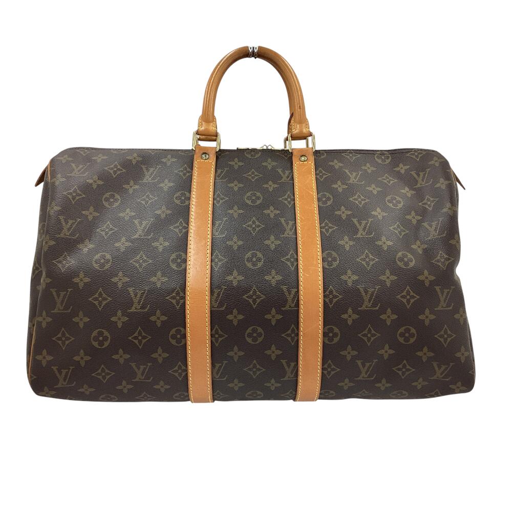 K LOUIS VUITTON キーポル45 M41428 SD0963 モノグラム 赤銅色 赤銅色 ボストンバッグ 旅する 貨物輸送無料  赤銅色系 ハンドバック メンズ 成人男性 レディース お上さん ルイヴィトン 中古 一六銀行かんてい局 鹿沼店 P2502808k