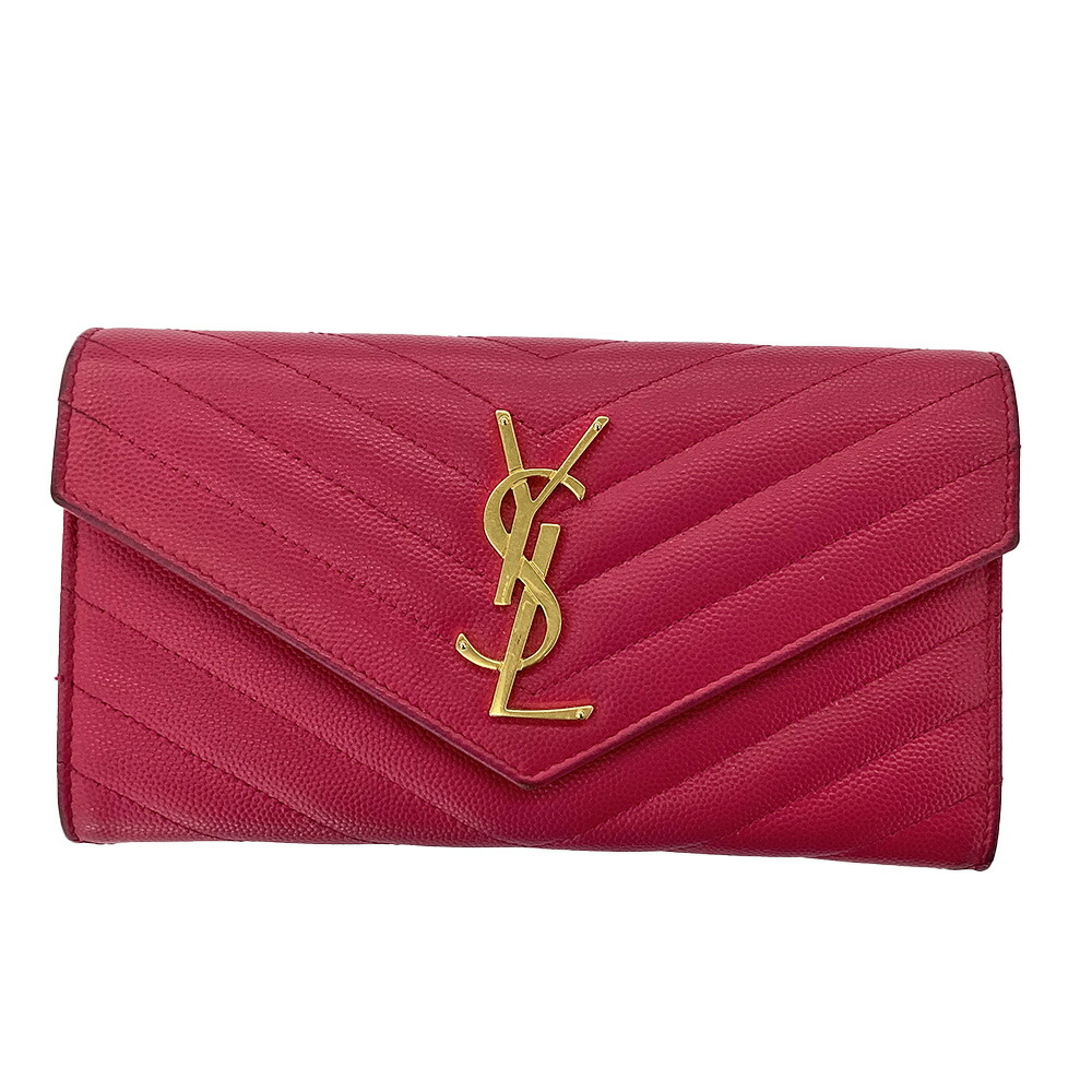 YSL ピンク キルティング 二つ折り財布 YSL ピンク キルティング 二つ折り財布 YSL ピンク 二つ折り財布