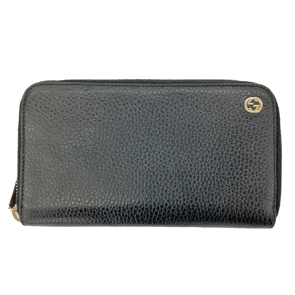 楽天市場】グッチ 財布 メンズ マイクログッチシマ ラウンドファスナー